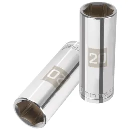 Dados 20mm E1/2 Tubulares Hexagonales CrVanadio, Truper 101008 Truper-Dados 20mm E1/2 Tubulares Hexagonales CrVanadio, Truper 10