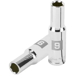 Dados 9mm E3/8 Tubulares Hexagonales CrVanadio, Truper 100994 Truper-Dados 9mm E3/8 Tubulares Hexagonales CrVanadio, Truper 1009