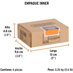 Dados 14mm E1/4 Poligonales CrVanadio, Truper 100953 Truper-Dados 14mm E1/4 Poligonales CrVanadio, Truper 100953 Fabricado en ac