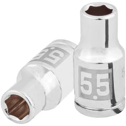 Dados 5.5mm E1/4 Hexagonales CrVanadio, Truper 100966 Truper-Dados 5.5mm E1/4 Hexagonales CrVanadio, Truper 100966 Fabricado en 