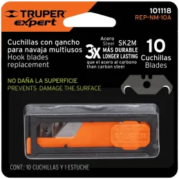 Cuchillas de repuesto 19mm 10u SK2 Navaja Cutters 17027 16950 22400 100850 101101 Truper 101118 Truper-Cuchillas de repuesto 19m