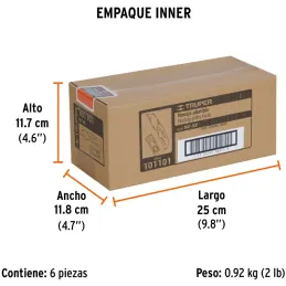 Navaja Abatible 6" Cuchilla Cambio Rapido CuerpoAluminio AceroInox, Truper 101101 Truper-Navaja Abatible 6" Cuchilla Cambio Rapi