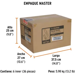 Navaja Abatible 6" Cuchilla Cambio Rapido CuerpoAluminio AceroInox, Truper 101101 Truper-Navaja Abatible 6" Cuchilla Cambio Rapi