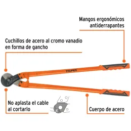 Cortador de cable y alambre 32" Acero Trenzado y Alambre, Truper COC-32 101099 Truper-Cortador de cable y alambre 32" Acero Tren