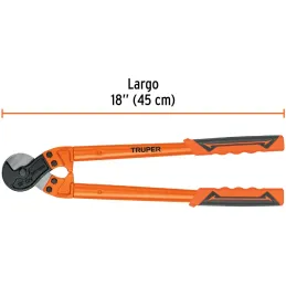 Cortador de cable y alambre 18" Acero Trenzado y Alambre, Truper COC-18 101098 Truper-Cortador de cable y alambre 18" Acero Tren