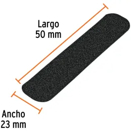 Tiras antiderrapantes 2" x23cm 6 Piezas Negro, Truper 12530 Truper-Tiras antiderrapantes 2" x23cm 6 Piezas Negro, Truper 12530 C