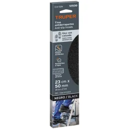 Tiras antiderrapantes 2" x23cm 6 Piezas Negro, Truper 12530 Truper-Tiras antiderrapantes 2" x23cm 6 Piezas Negro, Truper 12530 C