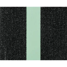 Cintas adhesivas antiderrapantes 2" x18m Negro Fotoluminiscente, Truper 101451 Truper-Cintas adhesivas antiderrapantes 2" x18m N