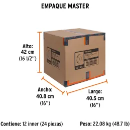 Cintas adhesivas antiderrapantes 2" x18m Negro Fotoluminiscente, Truper 101451 Truper-Cintas adhesivas antiderrapantes 2" x18m N