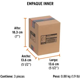 Cintas adhesivas antiderrapantes 2" x5m Negro Fotoluminiscente, Truper 101450 Truper-Cintas adhesivas antiderrapantes 2" x5m Neg