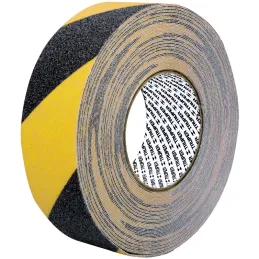 Cintas adhesivas antiderrapantes 2" x18m Bicolor Escalones Precaucion, Truper 101449 Truper-Cintas adhesivas antiderrapantes 2" 