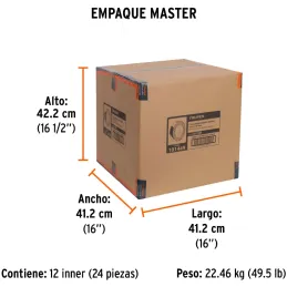 Cintas adhesivas antiderrapantes 2" x18m Bicolor Escalones Precaucion, Truper 101449 Truper-Cintas adhesivas antiderrapantes 2" 