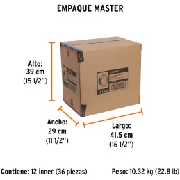 Cintas adhesivas antiderrapantes 2" x5m Bicolor Escalones Precaucion, Truper 101448 Truper-Cintas adhesivas antiderrapantes 2" x
