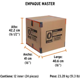 Cintas adhesivas antiderrapantes 2" x18m Negro Pisos y Rampas, Truper 101444 Truper-Cintas adhesivas antiderrapantes 2" x18m Neg