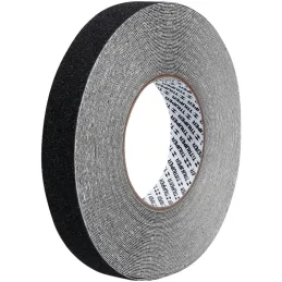 Cintas adhesivas antiderrapantes 1" x18m Negro Pisos y Rampas, Truper 101443 Truper-Cintas adhesivas antiderrapantes 1" x18m Neg