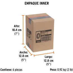 Cintas adhesivas antiderrapantes 1" x5m Negro Pisos y Rampas, Truper 12542 Truper-Cintas adhesivas antiderrapantes 1" x5m Negro 