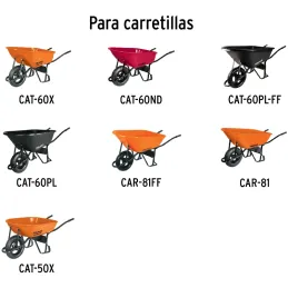 Juego de puños para carretilla, Truper 100679 Truper-Juego de puños para carretilla, Truper 100679 Para carretillas modelos CAT-