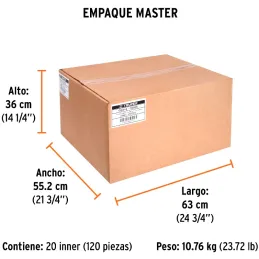 Gavetas Bandejas Apilables N2 17x11x8cm Polipropileno Truper 10889 Truper-Gavetas Bandejas Apilables N2 17x11x8cm Polipropileno 