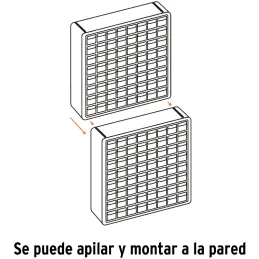 Organizador 64 Gavetas 51x16x40cm Compartimientos ABS Truper 10895 Truper-Organizador 64 Gavetas 51x16x40cm Compartimientos ABS 