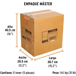 Juegos de Brocas y Cinceles SDS Plus 15 Piezas, Truper 11897 Truper-Juegos de Brocas y Cinceles SDS Plus 15 Piezas, Truper 11897