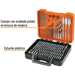 Juegos de Brocas y Puntas 100 Piezas CEstuche, Truper 100872 Truper-Juegos de Brocas y Puntas 100 Piezas CEstuche, Truper 100872