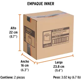 Juegos de Brocas y Puntas 100 Piezas CEstuche, Truper 100872 Truper-Juegos de Brocas y Puntas 100 Piezas CEstuche, Truper 100872