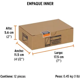Brocas para Madera 5/16" x105mm, Truper 101693 Truper-Brocas para Madera 5/16" x105mm, Truper 101693 Punta centradora para una p