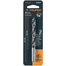 Brocas para Madera 3/8" x115mm, Truper 101694 Truper-Brocas para Madera 3/8" x115mm, Truper 101694 Punta centradora para una per