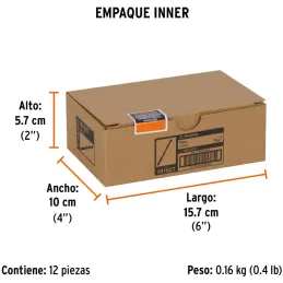 Brocas para Madera 5/32" x75mm, Truper 101627 Truper-Brocas para Madera 5/32" x75mm, Truper 101627 Punta centradora para una per