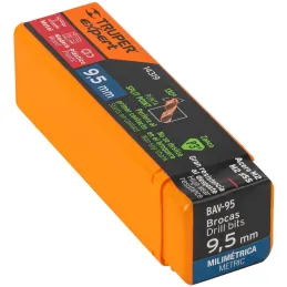 Brocas Metal HSS 9.5mm xL125mm Truper 14319 Truper-Brocas Metal HSS 9.5mm xL125mm Truper 14319 Punta Split Point autocentrable p