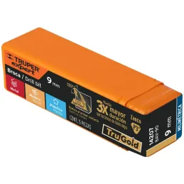 Brocas Metal HSS 9mm xL125mm Truper 14207 Truper-Brocas Metal HSS 9mm xL125mm Truper 14207 Punta Split Point autocentrable para 