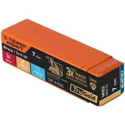 Brocas Metal HSS 7mm xL109mm Truper 14153 Truper-Brocas Metal HSS 7mm xL109mm Truper 14153 Punta Split Point autocentrable para 