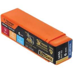 Brocas Metal HSS 6mm xL93mm Truper 14150 Truper-Brocas Metal HSS 6mm xL93mm Truper 14150 Punta Split Point autocentrable para pe