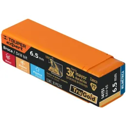 Brocas Metal HSS 6.5mm xL101mm Truper 14151 Truper-Brocas Metal HSS 6.5mm xL101mm Truper 14151 Punta Split Point autocentrable p