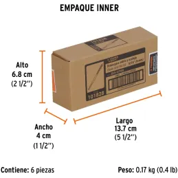 Broca para Vidrios y Azulejos 5/16" x4" Carburo de Tungsteno, Truper 101828 Truper-Broca para Vidrios y Azulejos 5/16" x4" Carbu