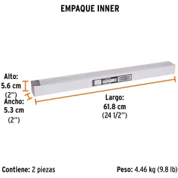 Brocas SDS Max 1-1/2" x21" Concreto Truper 101469 Truper-Brocas SDS Max 1-1/2" x21" Concreto Truper 101469 Para perforaciones en