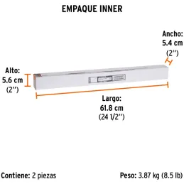 Brocas SDS Max 1-3/8" x21" Concreto Truper 101468 Truper-Brocas SDS Max 1-3/8" x21" Concreto Truper 101468 Para perforaciones en