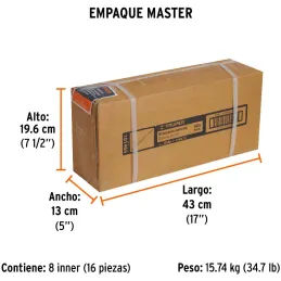 Brocas SDS Max 1-1/4" x13" Concreto Truper 101465 Truper-Brocas SDS Max 1-1/4" x13" Concreto Truper 101465 Para perforaciones en