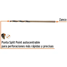 Brocas Metal HSS 1.5mm xL40mm Truper 14123 Truper-Brocas Metal HSS 1.5mm xL40mm Truper 14123 Punta Split Point autocentrable par