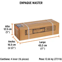 Brocas SDS Max 1-1/8" x13" Concreto Truper 101463 Truper-Brocas SDS Max 1-1/8" x13" Concreto Truper 101463 Para perforaciones en