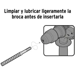 Brocas SDS Max 1" x36" Concreto Truper 101462 Truper-Brocas SDS Max 1" x36" Concreto Truper 101462 Para perforaciones en concret