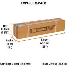 Brocas SDS Max 1" x21" Concreto Truper 101461 Truper-Brocas SDS Max 1" x21" Concreto Truper 101461 Para perforaciones en concret