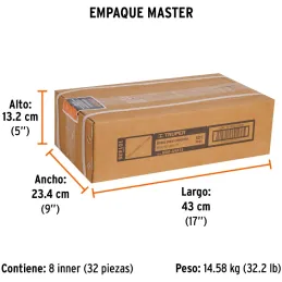 Brocas SDS Max 3/4" x13" Concreto Truper 101435 Truper-Brocas SDS Max 3/4" x13" Concreto Truper 101435 Para perforaciones en con