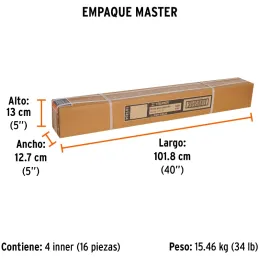 Brocas SDS Max 5/8" x36" Concreto Truper 101434 Truper-Brocas SDS Max 5/8" x36" Concreto Truper 101434 Para perforaciones en con