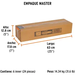 Brocas SDS Max 5/8" x21" Concreto Truper 101433 Truper-Brocas SDS Max 5/8" x21" Concreto Truper 101433 Para perforaciones en con