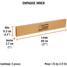 Brocas SDS Plus 1/2" x24" Concreto, Truper 101147 Truper-Brocas SDS Plus 1/2" x24" Concreto, Truper 101147 Para perforaciones en