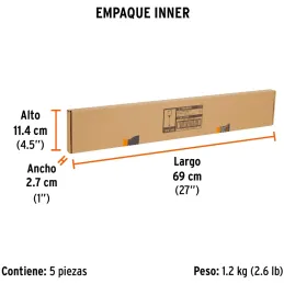 Brocas SDS Plus 3/8" x24" Concreto Truper 101146 Truper-Brocas SDS Plus 3/8" x24" Concreto Truper 101146 Para perforaciones en c