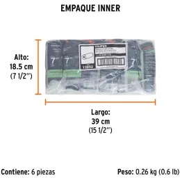 Repuesto para Rodillo 7" 13880 ROPI-715 Poliester, Truper 13892 Truper-Repuesto para Rodillo 7" 13880 ROPI-715 Poliester, Truper