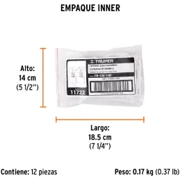 Carbon de Repuesto Tronzadora 11723 17733 13196 CM-14N, Truper 11722 Truper-Carbon de Repuesto Tronzadora 11723 17733 13196 CM-1