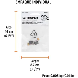 Carbon de Repuesto Sierra Caladora 15423 CALA-A5, Truper 15788 Truper-Carbon de Repuesto Sierra Caladora 15423 CALA-A5, Truper 1